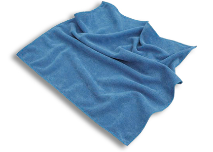 Micro-top Chiffon micro-fibre 400 x 400 mm, bleu