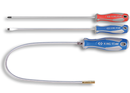 Kit de tournevis à fente et doigt magnétique, 3 pcs.